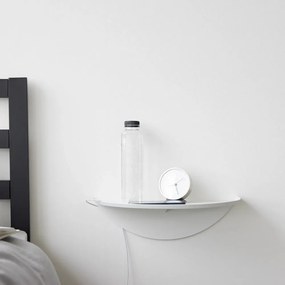 Бял метален стенен рафт 40 cm Tower – YAMAZAKI