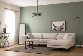Светлобежов ъглов диван , десен ъгъл Jivago - Artie