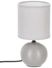 Нощна лампа atmosphera Timeo, 25 cm, Керамика - Светлосив мат