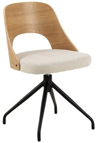 Бежов/естествен трапезен стол Lucy – Actona