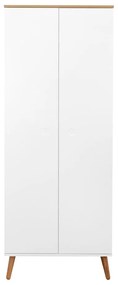 Бял гардероб 79x201 cm Dot - Tenzo
