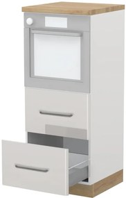 Висок подов шкаф за фурна Modena K14-60-2MB-White - Gray light