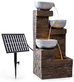 Blumfeldt Fez, соларен фонтан, LED, 34 x 76 x 36 см. (Ш х В х Д), полирезин