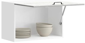 853841 vidaXL Кухненски стенен шкаф Lucca, бетонно сив, инженерно дърво