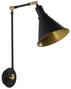 Черна стенна лампа Berceste – Opviq lights