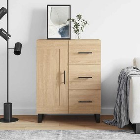 830287 vidaXL Сайдборд, дъб сонома, 69,5x34x90 см, инженерно дърво