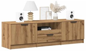 856851 vidaXL ТВ шкаф, занаятчийски дъб, 140x35x40 см, инженерно дърво