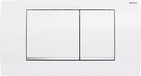 Geberit 115.899.KJ.1 - Панел за смиване Twinline30 34x18,5 см бял/лъскав хром