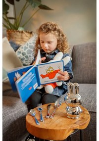 Детски прибори за хранене от неръждаема стомана в сребристо 4 бр Miffy – Zilverstad