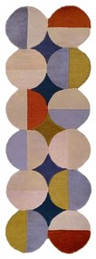 Ръчно изработена вълнена пътека 80x230 cm Mia Ellipse – Flair Rugs