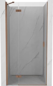 Mexen Mist-H лява душ врата 115 см, прозрачна, четкан мед - 8A5-115-000-65-00-L