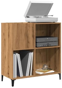 857174 vidaXL Шкаф за плочи Artisan Oak 84,5x38x89 cm Инженерна дървесина
