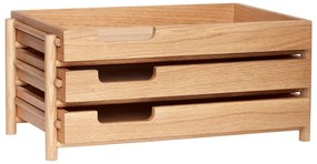 Дървен органайзер за докумнети Note – Hübsch