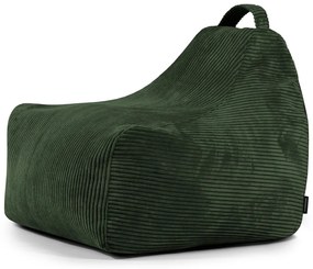 Зелен детски пуф от рипсено кадифе Game Amuse – SLOWDOWN