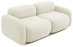 Кремав модулен диван от букле 190 cm Ailani – Makamii