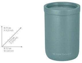 Зелен органайзер за баня за памучни тампони от полиресин Tom Tailor T-Color Bath – Wenko