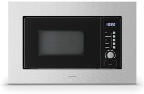Klarstein Verosteel вградена микровълнова с грил | 800 W грил | 700 W микровълнова | 60 см