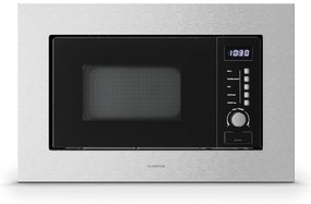 Klarstein Вградена микровълнова печка Verosteel с грил | 800 W грил | 700 W микровълнова печка | 60 см