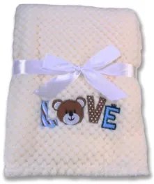 Cangaroo  -  Бебешко одеяло Freya 110/80 бял