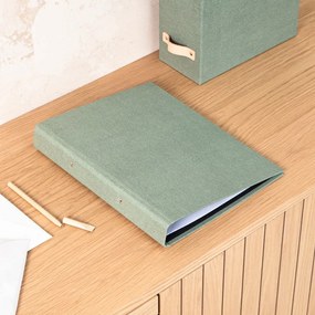 Зелен картонен органайзер Ringo Canvas Paper Laminate – Bigso