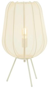 Кремава настолна лампа (височина 60 cm) Plumeria - Light &amp; Living