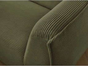 Зелен диван от рипсено кадифе 242 cm Giorgia – Bobochic Paris