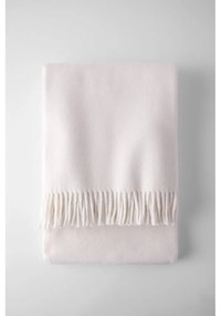 Кремаво одеяло със съдържание на памук Basics, 140 x 180 cm Plain - Euromant