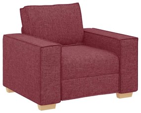 4104963 vidaXL Диван-фотьойл, бордо, 60 см, плат