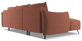 Розов ъглов диван (ляв ъгъл) Malie – Makamii