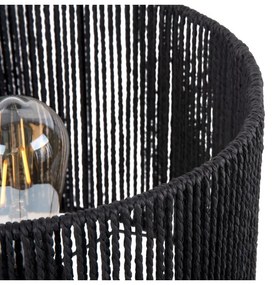 Черна настолна лампа с хартиен абажур (височина 40 cm) Forma Cone - Leitmotiv
