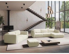 Бял диван 210 cm Hoku – Makamii