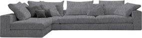 Ъгъл диван Гардероб лофт-Customizable-295φ 165β cm.-Gray