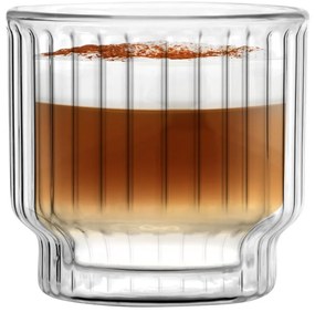Комплект от 2 чаши с двойни стени , 260 ml - Vialli Design