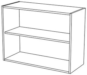 Cabinet 2-врати Remi-100φ 28β 60ψ cm