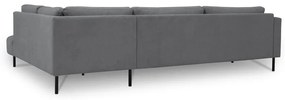 Тъмносив ъглов диван (десен ъгъл) Hero – Scandic