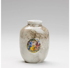 Порцеланов ваза 12,5x9 см кафяв грейс