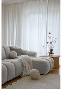 Светлосив ъглов диван (десен ъгъл) Shell – Miuform