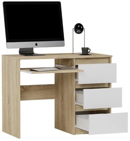 Писалище, офис бюро с чекмеджета MODERN N-3 - различни цветови варианти aнтрацит