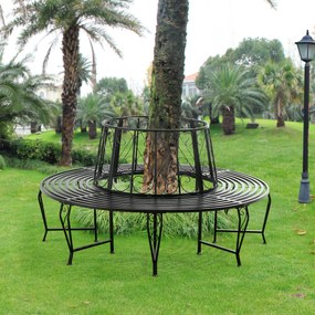 Tree Bench Sorrento Black