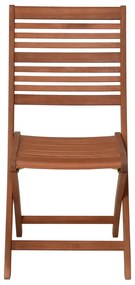 Градински столове в комплект от 2 бр. от масивно дърво в естествен цвят Savannah – Garden Pleasure