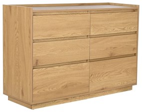 Скрин Home ESPRIT Естествен Tamm Дървен MDF 120 x 40 x 80 cm