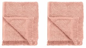 Розови памучни кърпи в комплект от 2 броя 30x50 cm FRINO - Blomus