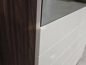 гардероб с три врати огледало ZETT2MDF 134 бежово