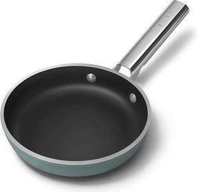 Тиган SMEG FPF2002EGM, 1.5 л, Ø20 см, Керамично незалепващо покритие, До 250°C, Без PFAS, Индукция, Изумрудено зелено