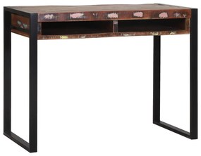 Sonata H Огледална маса с многоцветен дизайн 100x50x75 см масивна дървесина