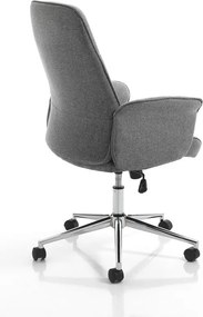 Сив офис стол , височина 110 cm Dony - Tomasucci