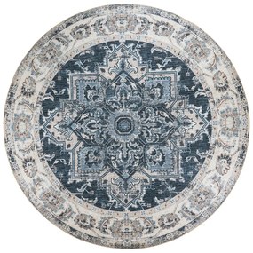 Син кръгъл килим ø 200 cm Havana - House Nordic