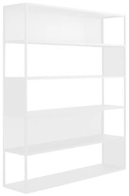 Бял метален шкаф за книги 150x180 cm Hyller - CustomForm