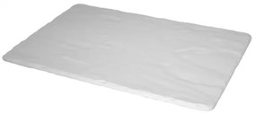 Меламиново плато правоъгълно тип "Каменна плоча" бяло 26x32см GN 1/2 (K 9500)AN