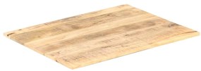 286018 vidaXL Плот за маса, мангово дърво масив, 15-16 мм, 90x70 cм